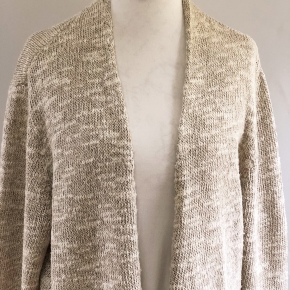 Eileen Fisher Linen-Silk-Cotton Summer Cardigan - Picture 4 of 8